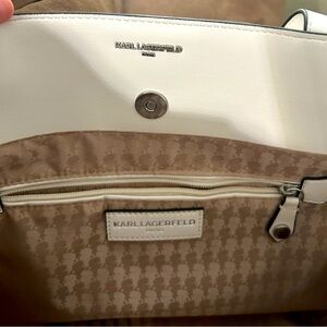 Karl Lagerfeld tote purse with bow